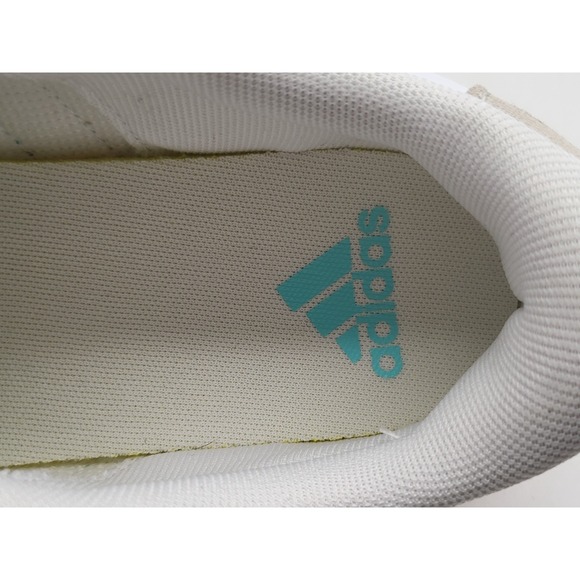 Adidas VL Court 3.0 Womens Sneakers White Aqua Gum Shoes Sole Size 6.5 JQ7253 - Picture 11 of 15